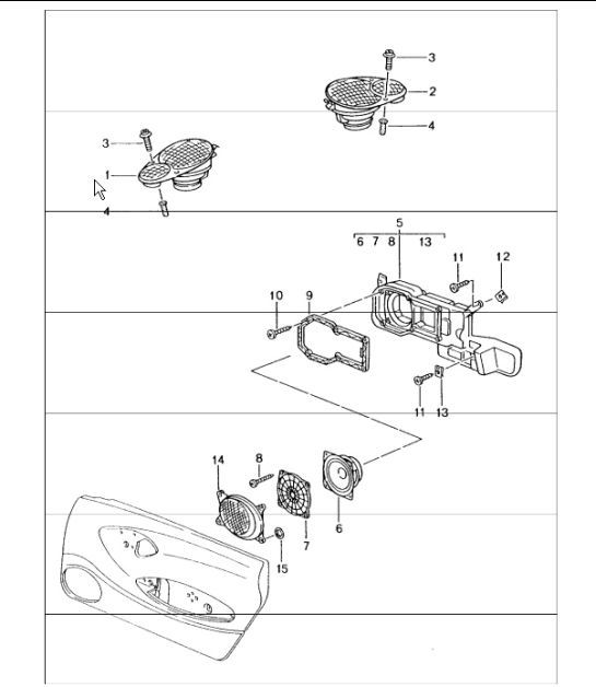 Diagram 911-05 Porsche 9J1.1 Taycan 2020-24 