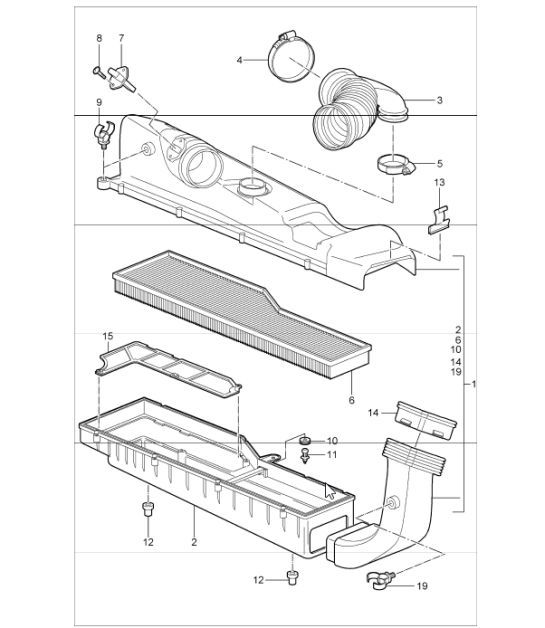 Diagram 106-00 Porsche 912E 4CYL 1976 