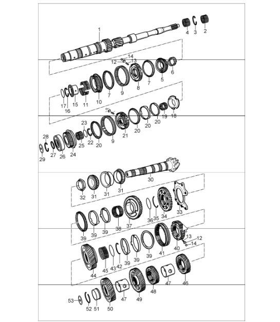 Diagram 303-03 Porsche 95B.3 Macan Petrol 2.0L (265Bhp) 2022>> 