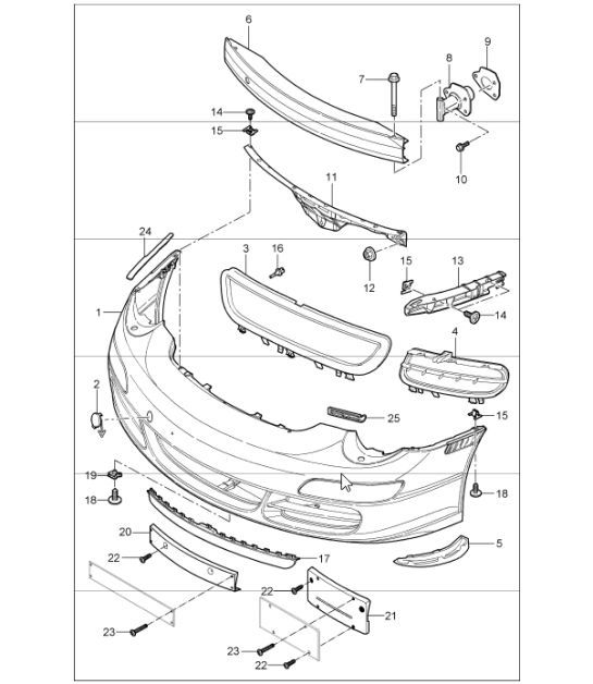 Diagram 802-00 Porsche 9J1.1 Taycan 2020-24 