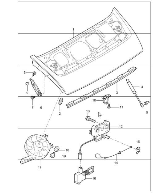 Diagram 803-05 Porsche 9J1.1 Taycan 2020-24 