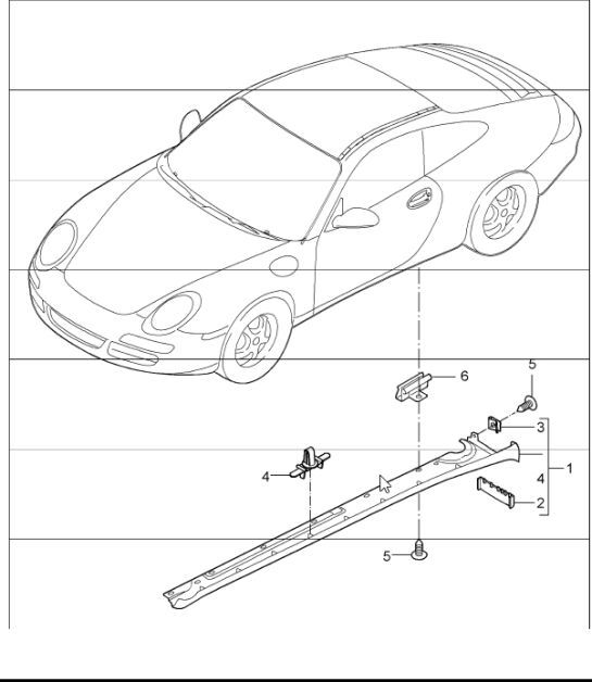 Diagram 810-05 Porsche 9J1.1 Taycan GTS 2020-24 