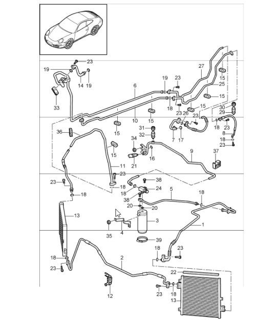 Diagram 813-25 Porsche Cayenne MK3 (958) 2010-2017 