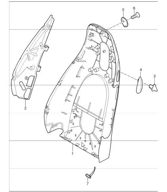 Diagram 817-04 Porsche Panamera 971 MK1 (2017-2020) 