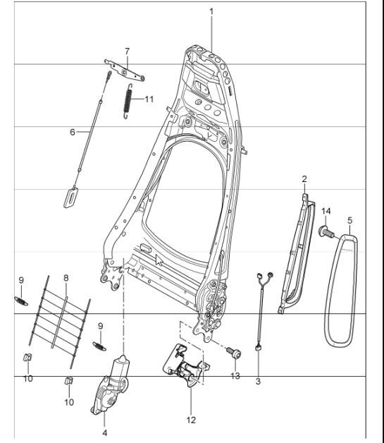 Diagram 817-06 Porsche 996 (911) (1997-2005) Body