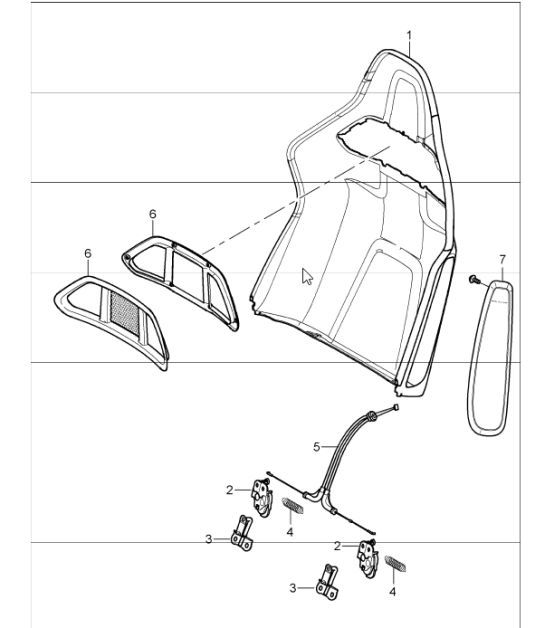 Diagram 817-66 Porsche 9J1.1 Taycan 2020-24 