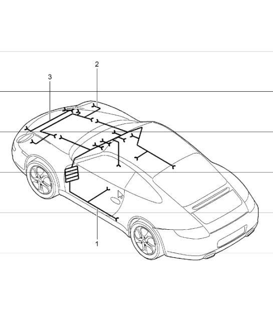 Diagram 902-10 Porsche 356 (1950-1965) 电子设备