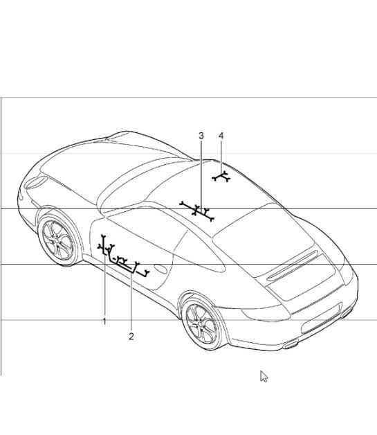 Diagram 902-15 Porsche 992.1 Carrera 2 Cabriolet 3.0L 2019-24 Electrical equipment