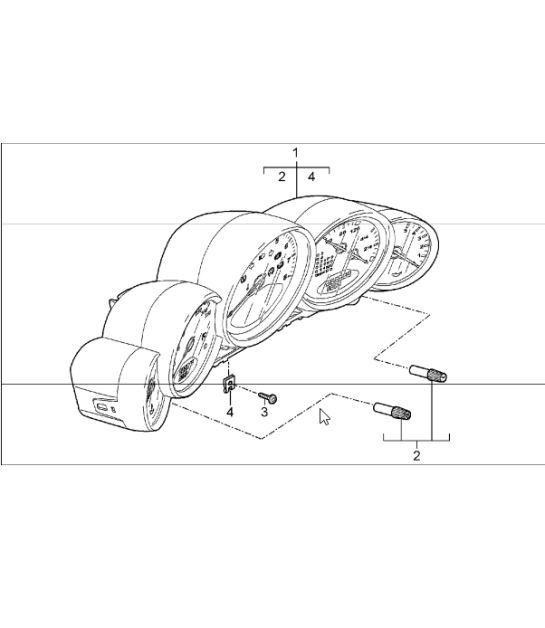 Diagram 906-02 Porsche 997 (911) MK1 2005-2008 Elektrische apparatuur