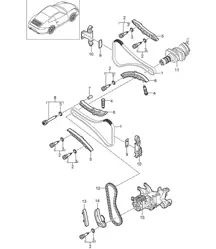Valve control - A101, A102 - 997.2 Carrera 3.6L / 3.8L 2009-12