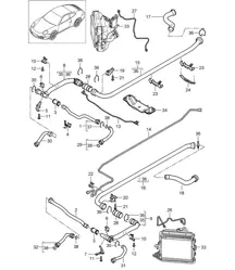 Waterkoeling - 2 - (A101,A102) 997.2 Carrera 3.6L / 3.8L 2009-12