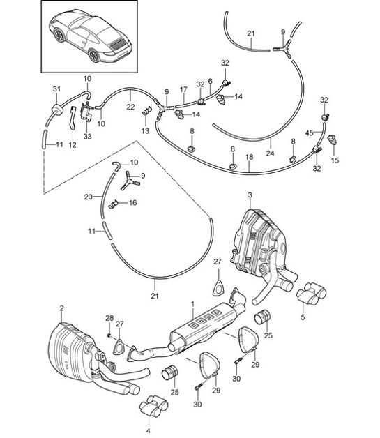 Diagram 202-004 Porsche 9J1.1 Taycan 2020-24 