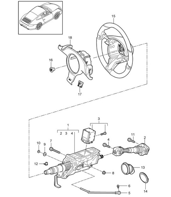 Diagram 403-004 Porsche 9J1.1 Taycan GTS 2020-24 