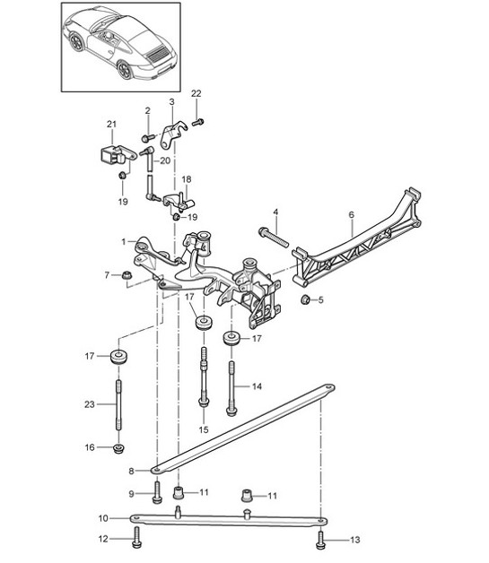 Diagram 501-001 Porsche 9J1.1 Taycan 2020-24 