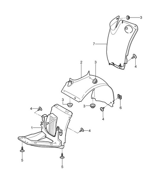 Diagram 801-075 Porsche Cayman 718C (982C) 2017>> Karosserie