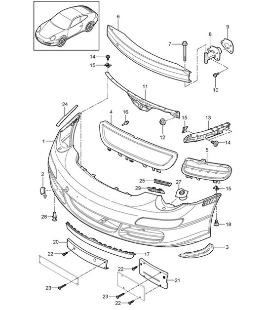 Diagram 802-000 Porsche 992.1 Turbo 3.8L 2020-24 