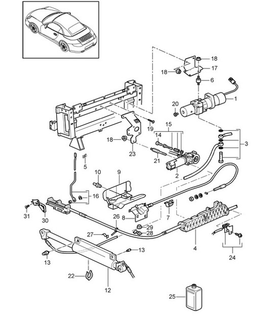 Diagram 811-012 Porsche 944 (1982-1991) 