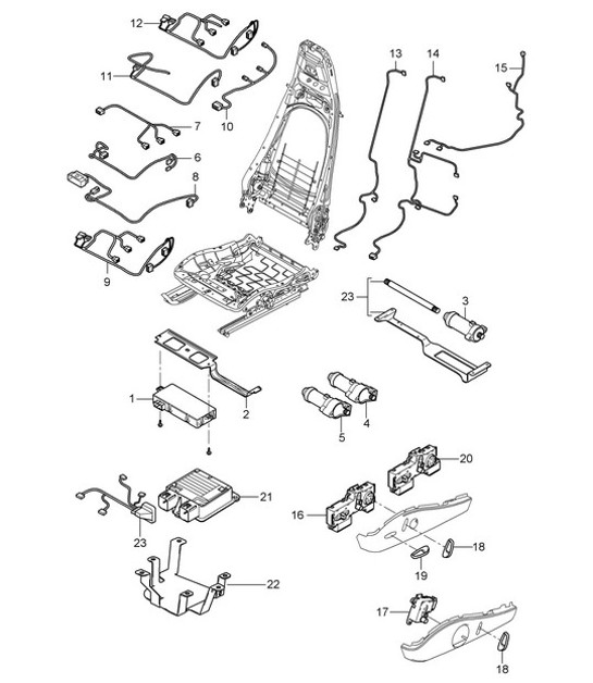 Diagram 817-010 Porsche 356C 1963-65 Body