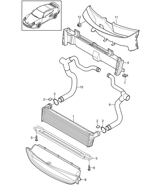 Diagram 105-017 Porsche Cayman 718C (982C) 2017>> Motor
