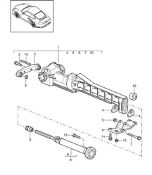 Différentiel de pont avant / Cardan 997.2 Turbo / GT2 RS 2010-13