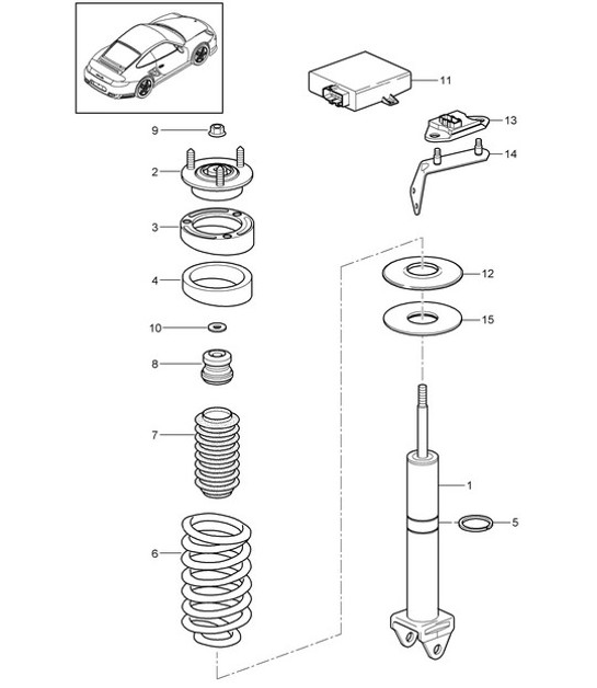 Diagram 502-000 Porsche Cayenne 9YA 2018-2023 