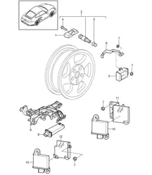 Sistema de control de presión de neumáticos - PR:482,483 - 997.2 GT2 RS 2010-11