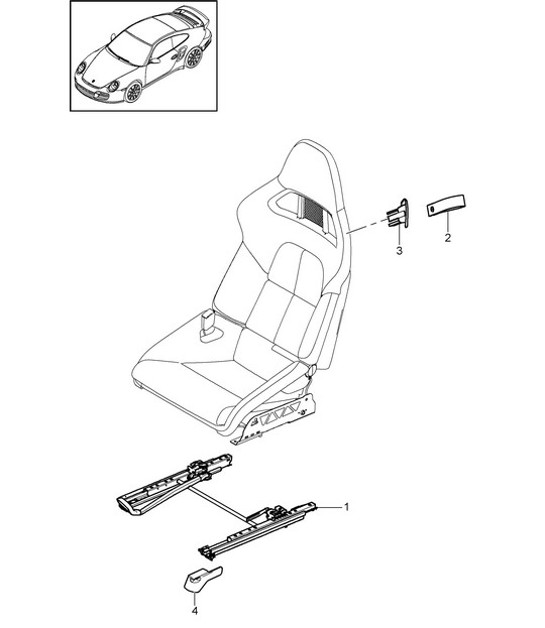Diagram 817-060 Porsche 955 Cayenne S 4.5L V8 2003-06 Body