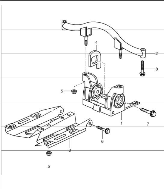 Diagram 370-00 Porsche 997 MK1 GT3 / GT3 RS 2007-09 Transmission