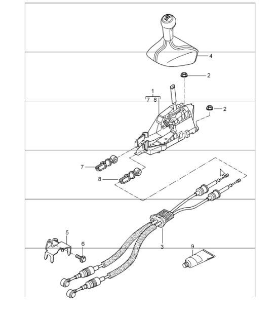 Diagram 701-00 Porsche 9J1.1 Taycan 2020-24 