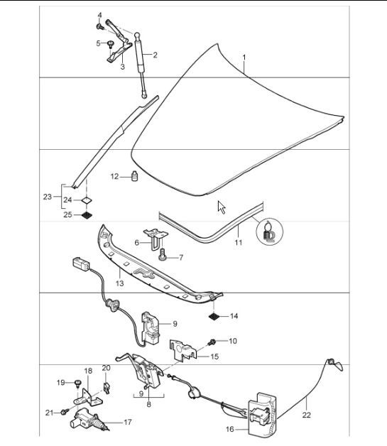 Diagram 803-00 Porsche 976 Panamera 4S E-Hybrid V6 2.9L 2023>> 