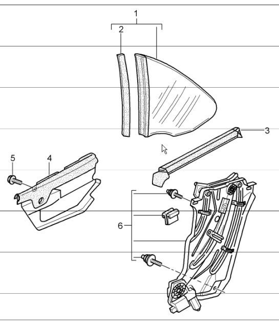 Diagram 805-05 Porsche 911 1978-1983 3.0L / SC  车身