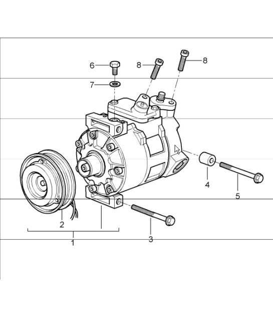 Diagram 813-15 Porsche 997 (911) MK1 2005-2008 Carrocería