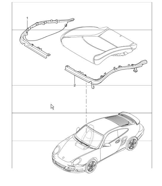 Diagram 817-16 Porsche 9J1.1 Taycan 4S 2020-24 
