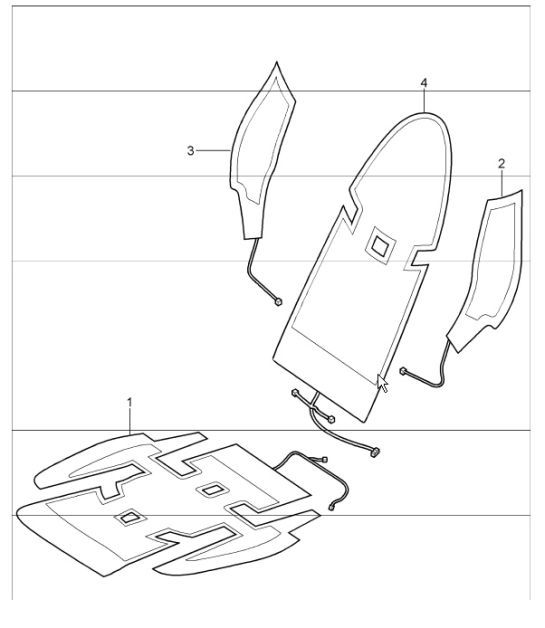 Diagram 817-28 Porsche 991 (911) MK1 2012-2016 Body