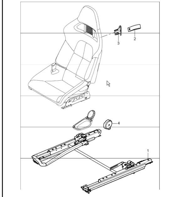 Diagram 817-62 Porsche Macan (95B) MK1 (2014-2018) Body