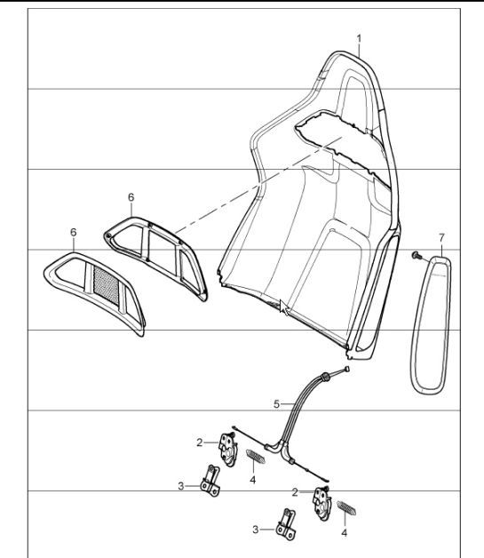 Diagram 817-68 Porsche 997 MK1 GT3 / GT3 RS 2007-09 Body