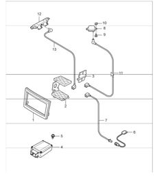 preparation navigation system japan for 997.1 I675 (Cars without radio preparation Japan navigation system) TURBO 2009