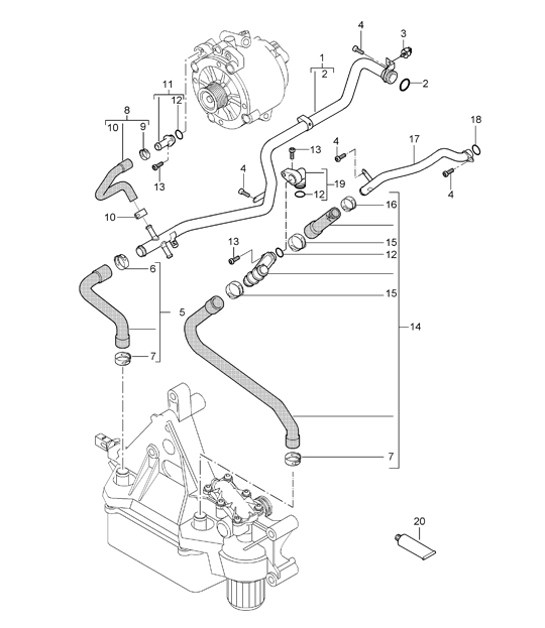 Diagram 105-10 Porsche 992.2 GT3 2025>> 