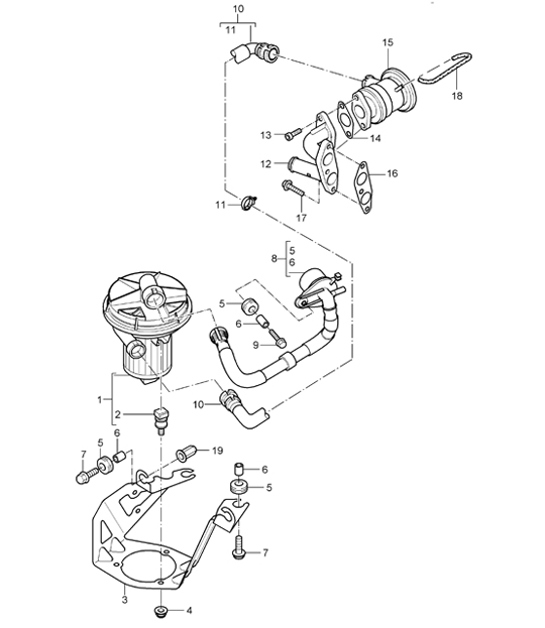 Diagram 108-03 Porsche 9J1.1 Taycan 2020-24 
