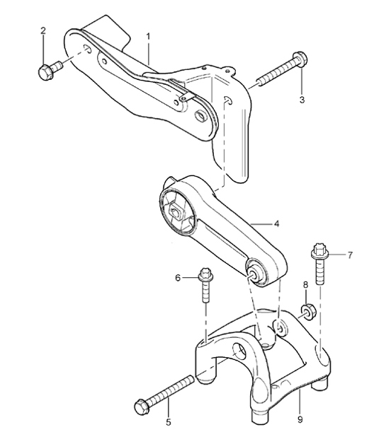 Diagram 109-00 Porsche Carrera GT (2003-2006) 