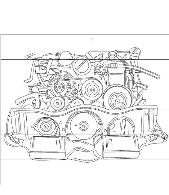 Diagram 101-00 Porsche Boxster 718 (982) 2017>> Engine
