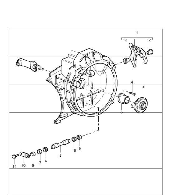 Diagram 301-05 Porsche Macan (95B) MK1 (2014-2018) Transmisión