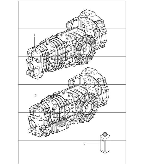 Diagram 302-00 Porsche 968 3.0L 1992-94 Overdragen