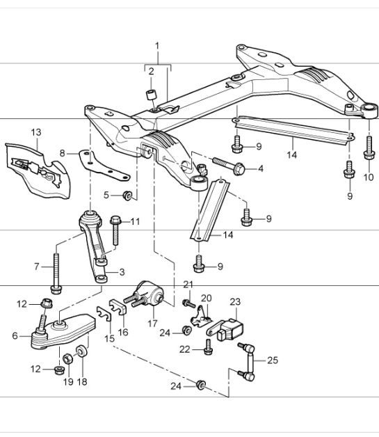 Diagram 401-00 Porsche Macan (95B) MK3 2022>> 