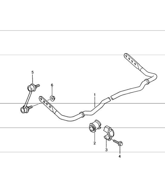 Diagram 501-03 Porsche Macan (95B) MK1 (2014-2018) Hinterachse