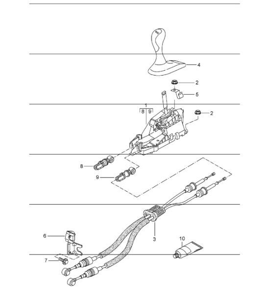 Diagram 701-00 Porsche Cayenne 9YA 2018-2023 