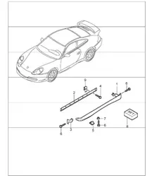 sill cover 996 GT3-1 1999-05