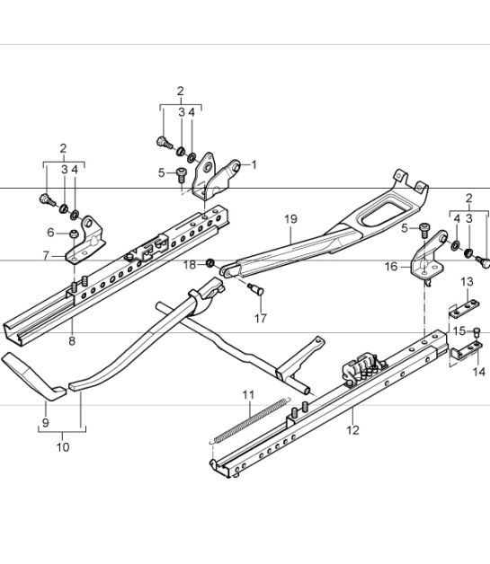 seat adjuster sports seat without height adjustment