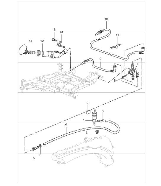 Diagram 904-21 Porsche Cayman 718C (982C) 2017>> 电子设备