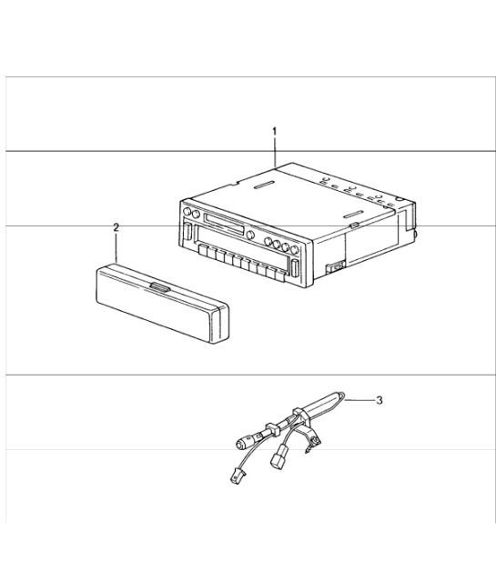 Diagram 911-00 Porsche 991 (911) MK1 2012-2016 Electrical equipment